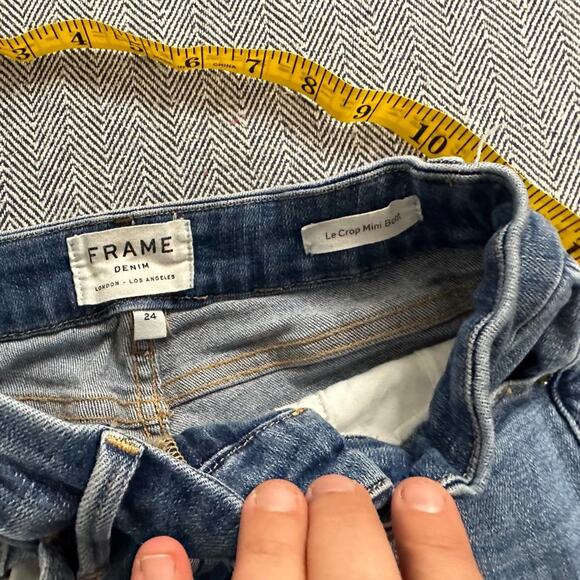 FRAME - Le Crop Mini Boot in Lake Shore - Picture 3 of 8